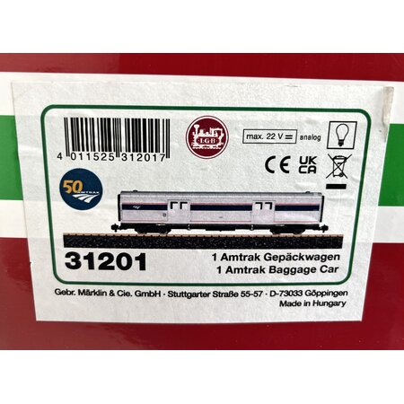 LGB 31201 Amtrak Baggage (neuwertig)