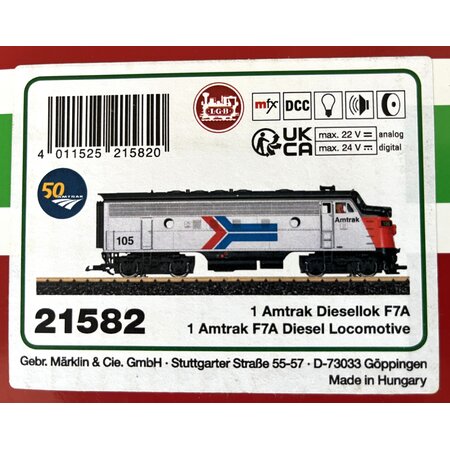 LGB Amtrak Diesellok F7A DCC/MFX/SOUND wie neu