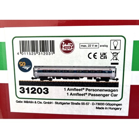 LGB 31203 Amfleet® Personenwagen Coach (neuwertig)