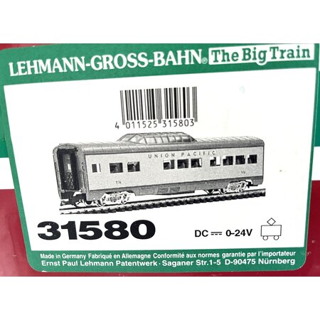 LGB 31580 Union Pacific Vista Dome Car (guter Zustand)