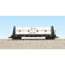 Pipe Load Flat Car Bethlehem Steel #1011 beladen mit Rohren