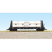 Pipe Load Flat Car Bethlehem Steel #1012 beladen mit Rohren