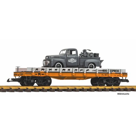 PIKO G Autotransportwagen FLSTS 1950 Chevrolet 310 Pickup