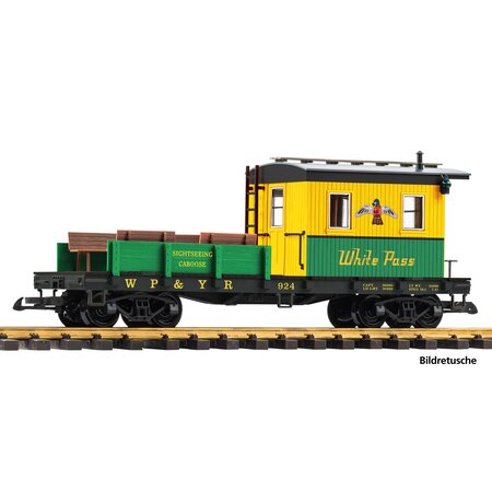 PIKO G Aussichtswagen WP&YR mit Bänken