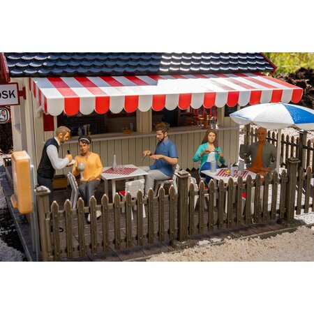 POLA Sitzende Restaurantgäste, modern