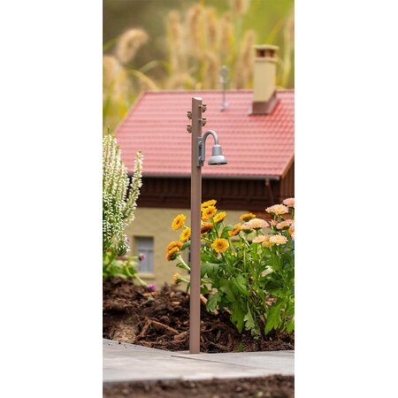 POLA Holzmast mit Bogenleuchte, 2 Stück