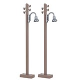 POLA Holzmast mit Bogenleuchte, 2 Stück