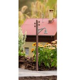 POLA Holzmast mit Auslegerleuchte, 2 Stück