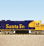 USA TRAINS GP 38-2 Santa Fe Blue/Yellow