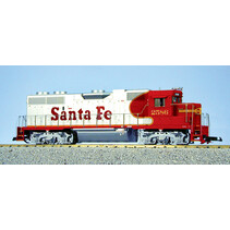 GP 38-2 Santa Fe Warbonnet Red/Silver