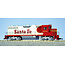 USA TRAINS GP 38-2 Santa Fe Warbonnet Red/Silver