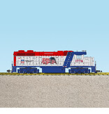 USA TRAINS GP 38-2 Patriotic with Flag