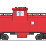 USA TRAINS Extended Vision Caboose Red Unlettered