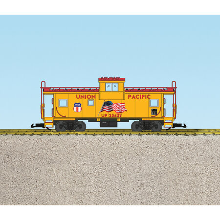 USA TRAINS Extended Vision Caboose Union Pacific with flag