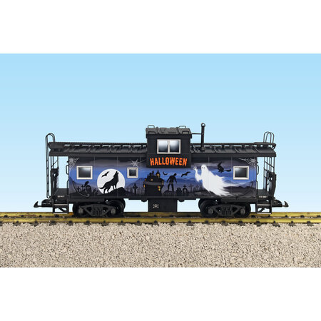 USA TRAINS Extended Vision Caboose Halloween #1031