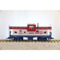 Extended Vision Caboose Patriotic with flag