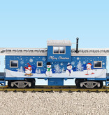 USA TRAINS Extended Vision Caboose Christmas Snowman