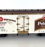 USA TRAINS Reefer Potosi Brewing mit Metallachsen (guter Zustand)