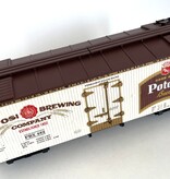 USA TRAINS Reefer Potosi Brewing mit Metallachsen (guter Zustand)