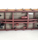 PIKO Pennsylvania Flatcar mit Echtholz-Ladung und Rungen (sehr guter Zustand)