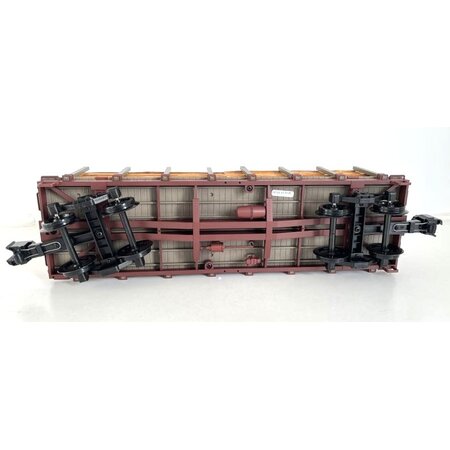 PIKO Pennsylvania Flatcar mit Echtholz-Ladung und Rungen (sehr guter Zustand)