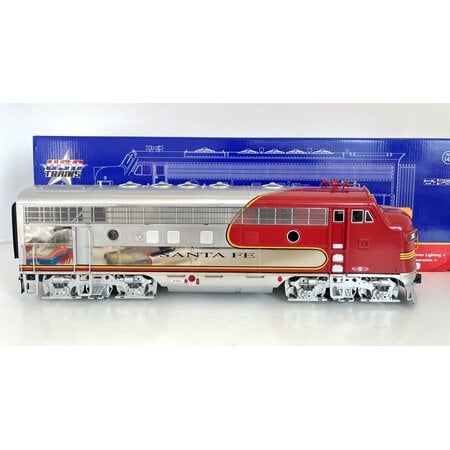 USA TRAINS F7 A Santa Fe Chrome digital mit Sound (guter Zustand)
