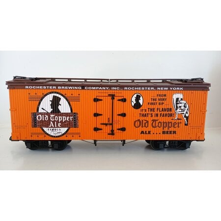 USA TRAINS Reefer Old Topper Ale mit Metallachsen (guter Zustand)