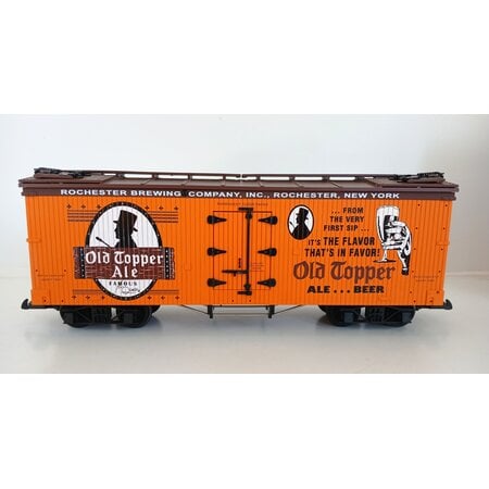 USA TRAINS Reefer Old Topper Ale mit Metallachsen (guter Zustand)