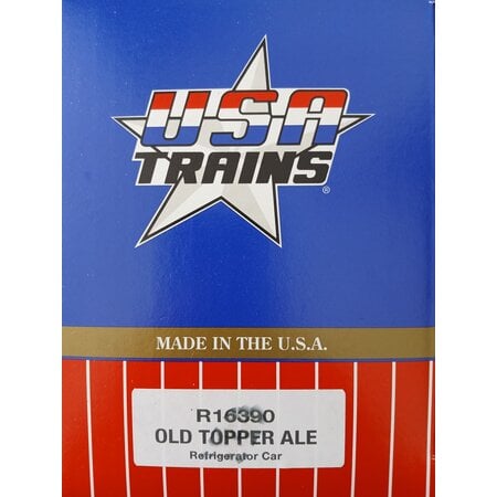 USA TRAINS Reefer Old Topper Ale mit Metallachsen (guter Zustand)