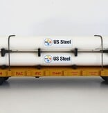 USA TRAINS Pipe Load Flat Car Union Pacific beladen mit Rohren  (guter Zustand)
