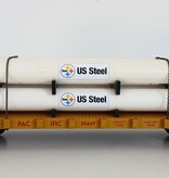 USA TRAINS Pipe Load Flat Car Union Pacific beladen mit Rohren  (guter Zustand)