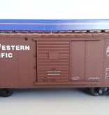 USA TRAINS Steel Box car North Western Pacific mit Metallachsen (guter Zustand)