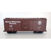 Steel Box car North Western Pacific mit Metallachsen (guter Zustand)