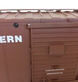 USA TRAINS Steel Box car North Western Pacific mit Metallachsen (guter Zustand)