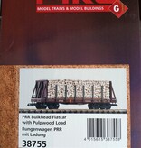 PIKO Pennsylvania Flatcar mit Echtholz-Ladung und Rungen (sehr guter Zustand)