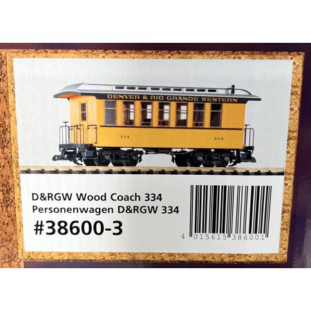 PIKO Rio Grande Coach mit LED Beleuchtung  (guter Zustand)