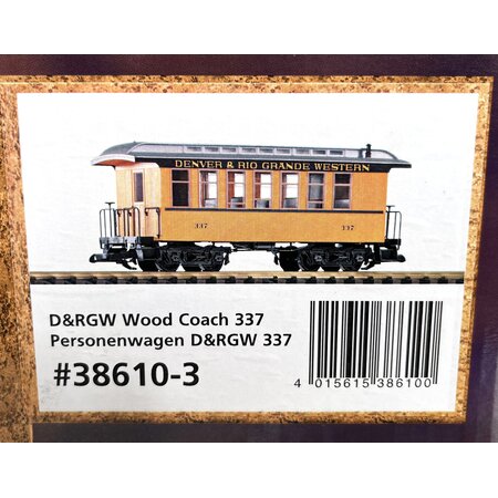 PIKO Rio Grande Coach mit LED Beleuchtung  (guter Zustand)