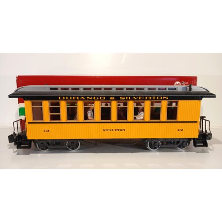 LGB Durango & Silverton Coach mit LED Beleuchtung und Figuren  (guter Zustand)