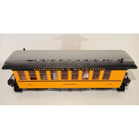 LGB Durango & Silverton Coach mit LED Beleuchtung und Figuren  (guter Zustand)