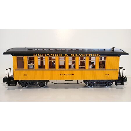 LGB Durango & Silverton Coach mit LED Beleuchtung und Figuren  (guter Zustand)