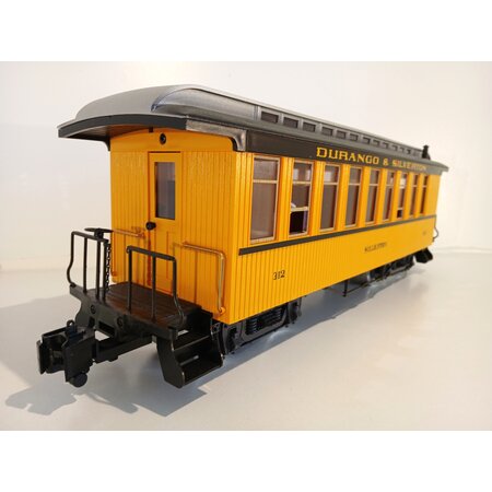 LGB Durango & Silverton Coach mit LED Beleuchtung und Figuren  (guter Zustand)