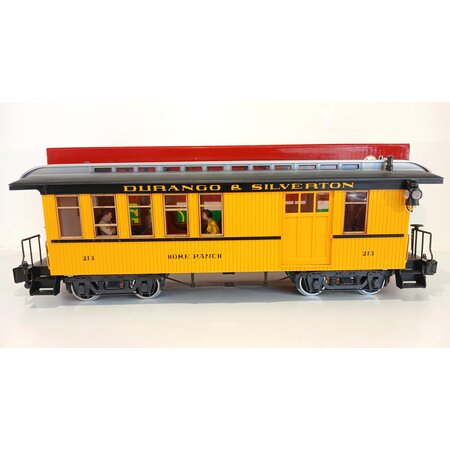 LGB Durango & Silverton Combine mit LED Beleuchtung und Figuren  (guter Zustand)