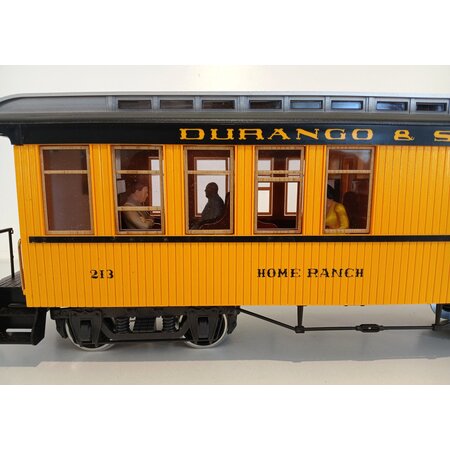 LGB Durango & Silverton Combine mit LED Beleuchtung und Figuren  (guter Zustand)