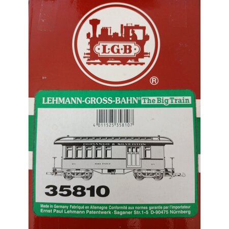 LGB Durango & Silverton Combine mit LED Beleuchtung und Figuren  (guter Zustand)