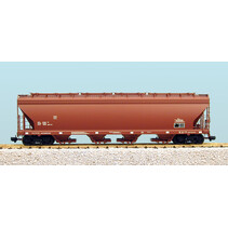 4 Bay Center Flow Hopper Undecorated Red Oxide