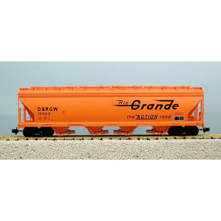 USA TRAINS 4 Bay Center Flow Hopper DRGW