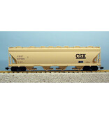USA TRAINS 4 Bay Center Flow Hopper CSX