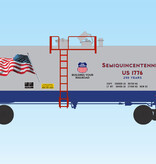 USA TRAINS 42 ft. Modern Tank Car Patriotic with flag