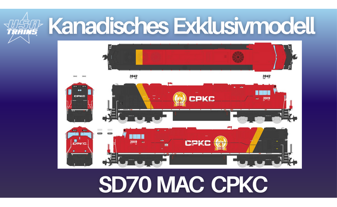 Neuheit USAT Kanada SD70