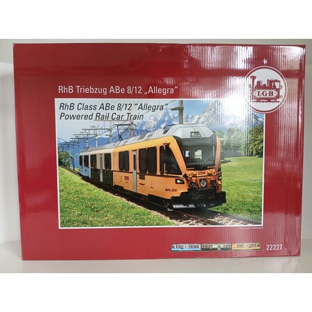 LGB 22227 Triebzug ABe 8/12 Allegra der RhB neuwertig